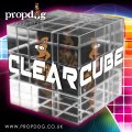 Clear Cube by PropDog (Gimmick Not Included)